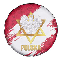 Jewish Festival Poland Spare Tire Cover Polska Eagle Star Of David