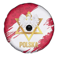 Jewish Festival Poland Spare Tire Cover Polska Eagle Star Of David