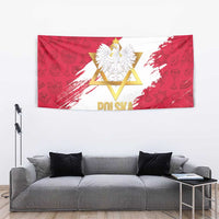Jewish Festival Poland Tapestry Polska Eagle Star Of David