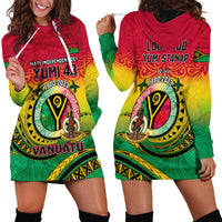 Vanuatu Hoodie Dress Yumi 43 Hapi Independens Dei - Wonder Print Shop