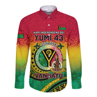 Vanuatu Long Sleeve Button Shirt Yumi 43 Hapi Independens Dei - Wonder Print Shop