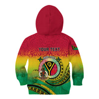 Personalised Vanuatu Kid Hoodie Yumi 43 Hapi Independens Dei - Wonder Print Shop