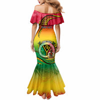 Personalised Vanuatu Mermaid Dress Yumi 43 Hapi Independens Dei - Wonder Print Shop