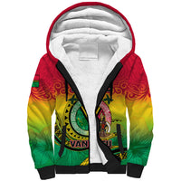 Personalised Vanuatu Sherpa Hoodie Yumi 43 Hapi Independens Dei - Wonder Print Shop