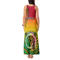 Personalised Vanuatu Tank Maxi Dress Yumi 43 Hapi Independens Dei - Wonder Print Shop