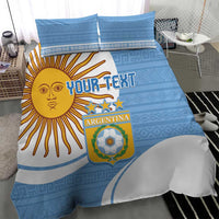 Custom Argentina Football Bedding Set Vamos La Albiceleste - Sky Blue Version - Wonder Print Shop