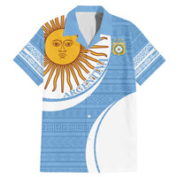 Custom Argentina Football Family Matching Mermaid Dress and Hawaiian Shirt Vamos La Albiceleste - Sky Blue Version - Wonder Print Shop