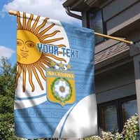 Custom Argentina Football Garden Flag Vamos La Albiceleste - Sky Blue Version - Wonder Print Shop