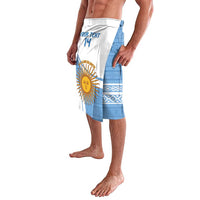 Custom Argentina Football Lavalava Vamos La Albiceleste - Sky Blue Version - Wonder Print Shop