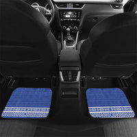 Custom Argentina Football Car Mats Vamos La Albiceleste - Navy Blue Version - Wonder Print Shop