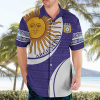 Custom Argentina Football Hawaiian Shirt Vamos La Albiceleste - Purple Version - Wonder Print Shop