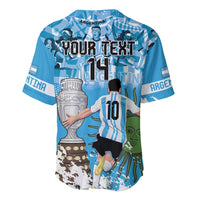 Custom Argentina Football 2024 Baseball Jersey Vamos La Seleccion We Are The Champions - Wonder Print Shop