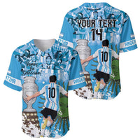 Custom Argentina Football 2024 Baseball Jersey Vamos La Seleccion We Are The Champions - Wonder Print Shop