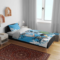 Custom Argentina Football 2024 Bedding Set Vamos La Seleccion We Are The Champions - Wonder Print Shop