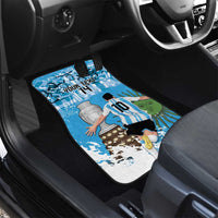 Custom Argentina Football 2024 Car Mats Vamos La Seleccion We Are The Champions - Wonder Print Shop