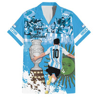 Custom Argentina Football 2024 Hawaiian Shirt Vamos La Seleccion We Are The Champions - Wonder Print Shop