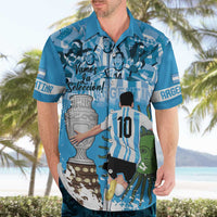 Custom Argentina Football 2024 Hawaiian Shirt Vamos La Seleccion We Are The Champions - Wonder Print Shop