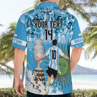 Custom Argentina Football 2024 Hawaiian Shirt Vamos La Seleccion We Are The Champions - Wonder Print Shop