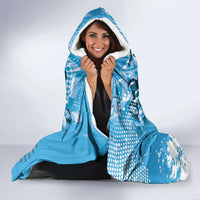 Custom Argentina Football 2024 Hooded Blanket Vamos La Seleccion We Are The Champions