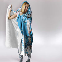Custom Argentina Football 2024 Hooded Blanket Vamos La Seleccion We Are The Champions