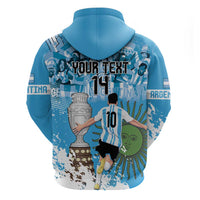Custom Argentina Football 2024 Hoodie Vamos La Seleccion We Are The Champions - Wonder Print Shop