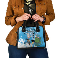 Custom Argentina Football 2024 Shoulder Handbag Vamos La Seleccion We Are The Champions
