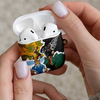 Rugby 2025 Championship AirPods Case Southern Hemisphere Countries Mascots - Wonder Print Shop