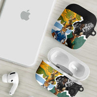Rugby 2025 Championship AirPods Case Southern Hemisphere Countries Mascots - Wonder Print Shop