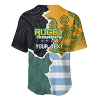 Personalised Rugby 2025 Championship Baseball Jersey Southern Hemisphere Countries Mascots - Wonder Print Shop
