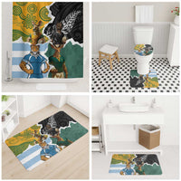 Rugby 2025 Championship Bathroom Set Southern Hemisphere Countries Mascots - Wonder Print Shop