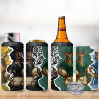 Rugby 2025 Championship 4 in 1 Can Cooler Tumbler Southern Hemisphere Countries Mascots - Wonder Print Shop