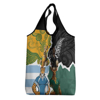 Rugby 2025 Championship Grocery Bag Southern Hemisphere Countries Mascots - Wonder Print Shop