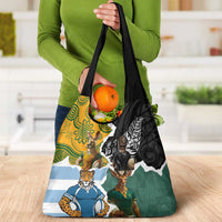 Rugby 2025 Championship Grocery Bag Southern Hemisphere Countries Mascots - Wonder Print Shop