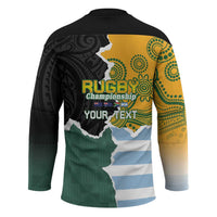 Personalised Rugby 2025 Championship Hockey Jersey Southern Hemisphere Countries Mascots - Wonder Print Shop