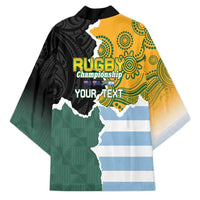 Personalised Rugby 2025 Championship Kimono Southern Hemisphere Countries Mascots - Wonder Print Shop