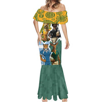 Personalised Rugby 2025 Championship Mermaid Dress Southern Hemisphere Countries Mascots - Wonder Print Shop