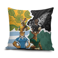 Rugby 2025 Championship Pillow Cover Southern Hemisphere Countries Mascots - Wonder Print Shop