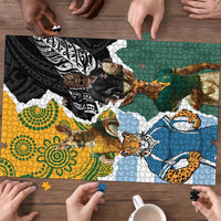 Rugby 2025 Championship Puzzle Southern Hemisphere Countries Mascots - Wonder Print Shop