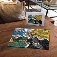 Rugby 2025 Championship Puzzle Southern Hemisphere Countries Mascots - Wonder Print Shop