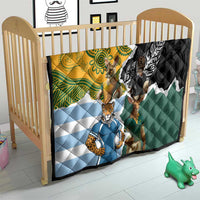 Rugby 2025 Championship Quilt Southern Hemisphere Countries Mascots - Wonder Print Shop