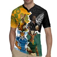 Personalised Rugby 2025 Championship Rugby Jersey Southern Hemisphere Countries Mascots - Wonder Print Shop