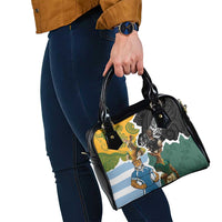 Rugby 2025 Championship Shoulder Handbag Southern Hemisphere Countries Mascots - Wonder Print Shop