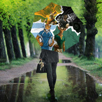 Rugby 2025 Championship Umbrella Southern Hemisphere Countries Mascots - Wonder Print Shop