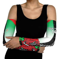 New Zealand and Wales Rugby Custom Arm Sleeves Aotearoa All Black Combine Welsh Dragon - Wonder Print Shop