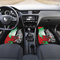 New Zealand and Wales Rugby Custom Car Mats Aotearoa All Black Combine Welsh Dragon - Wonder Print Shop