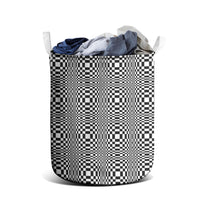 Black White Filipino Binakol Motifs Laundry Basket Mabuhay Philippines Festival Kusikus Pattern