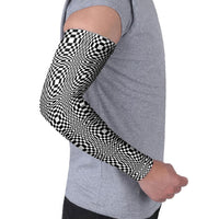 Black White Filipino Binakol Motifs Arm Sleeves Mabuhay Philippines Festival Kusikus Pattern
