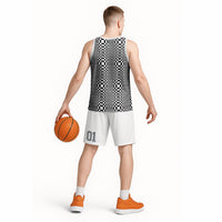 Black White Filipino Binakol Motifs Basketball Jersey Mabuhay Philippines Festival Kusikus Pattern