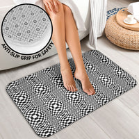 Black White Filipino Binakol Motifs Bathroom Set Mabuhay Philippines Festival Kusikus Pattern