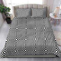 Black White Filipino Binakol Motifs Bedding Set Mabuhay Philippines Festival Kusikus Pattern